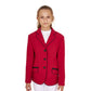 red show jumping jacket for girls