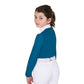 Breathable kids equestrian competition shirt