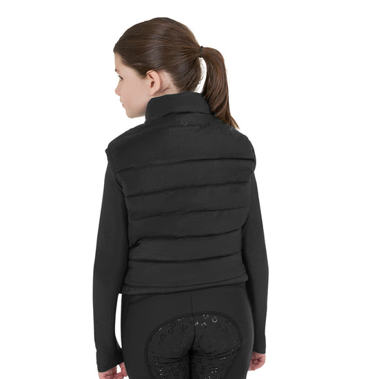 Windproof training vest for young equestrians