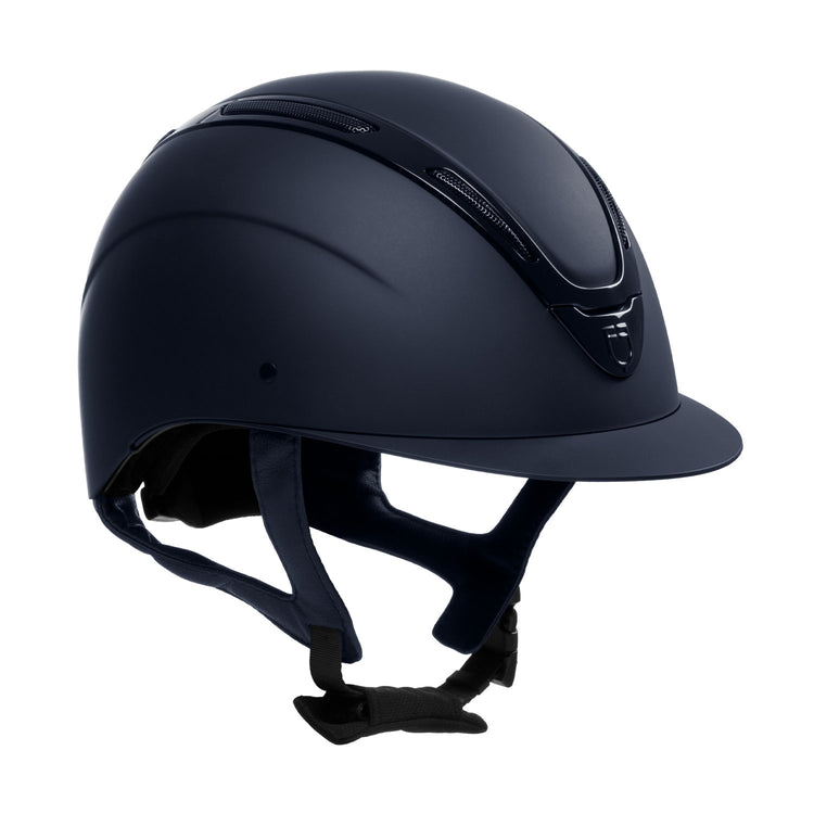 navy riding helmet