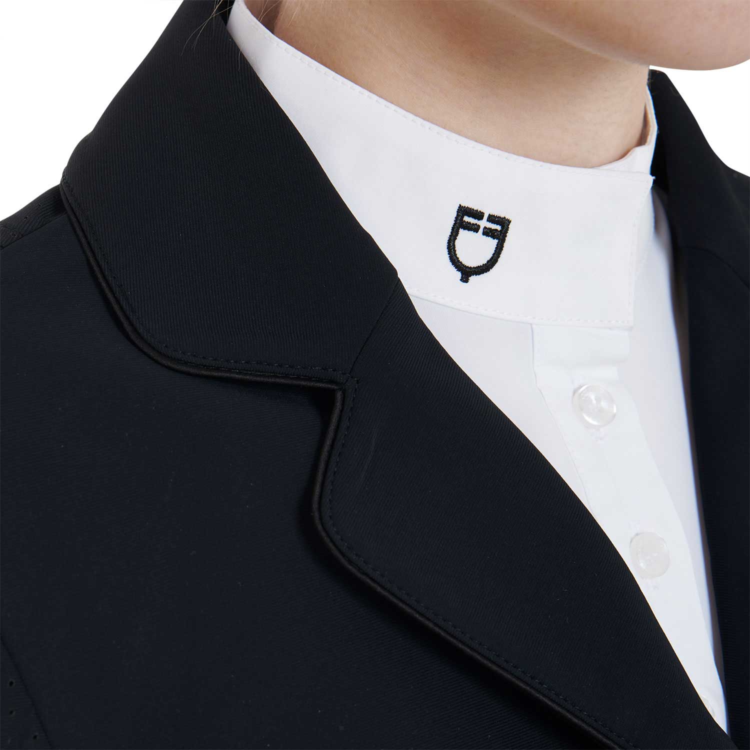 Classic dressage jacket in black for lady equestrian