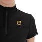 Black equestrian short sleeve training shirt