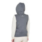 stylish ladies equestrian hoodie with contrast sleeve design