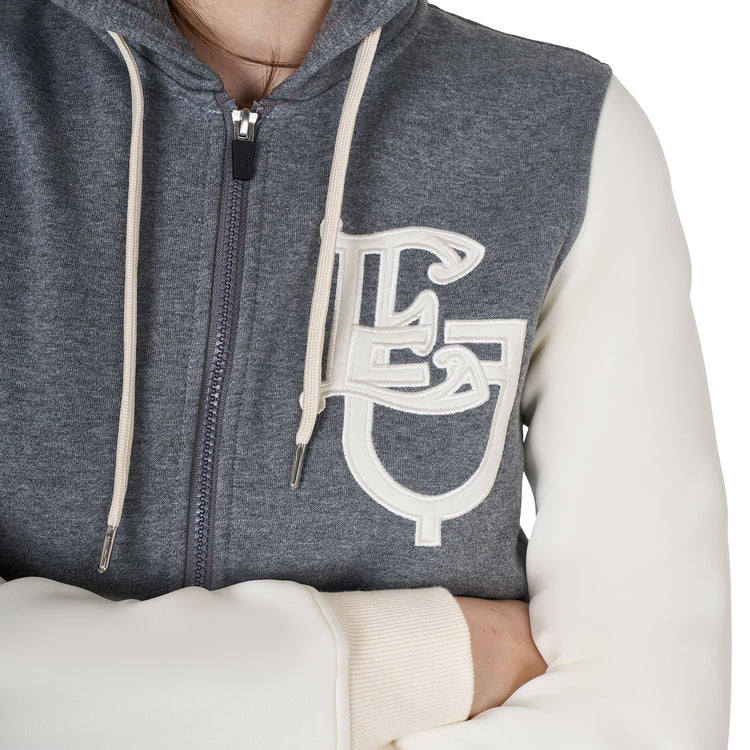 Equestro breathable cotton blend hoodie for female equestrians