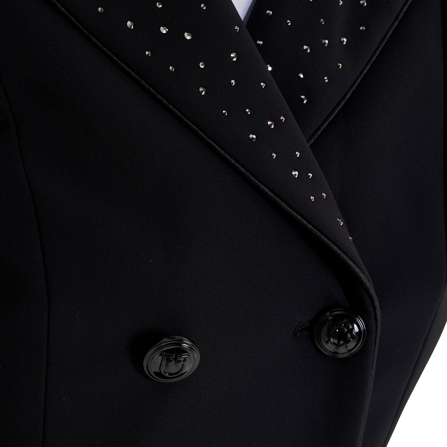stylish long dressage competition jacket for professional riders