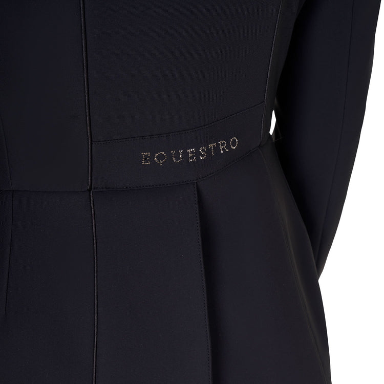 black women’s show tailcoat with crystal collar and tails