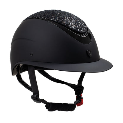 Glitter equestrian helmet