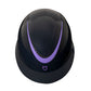 Horse riding helmet to match purple jacket