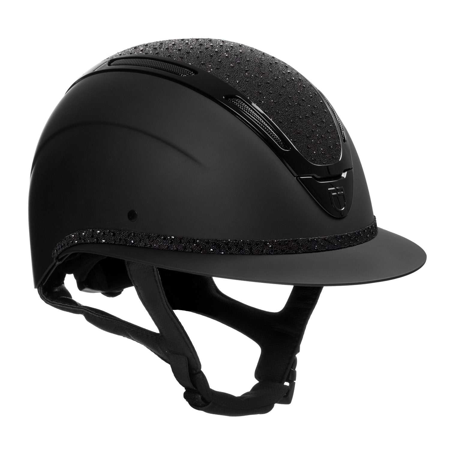 black glitter helmet