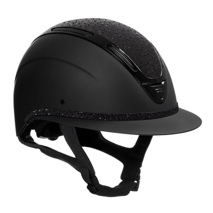 black glitter helmet