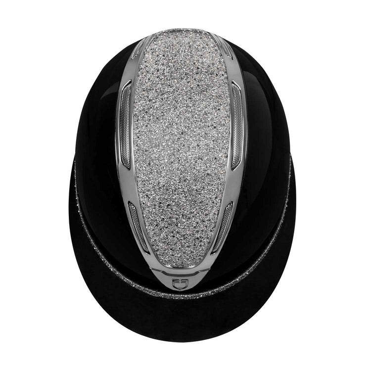 riding helmet with rhinestones