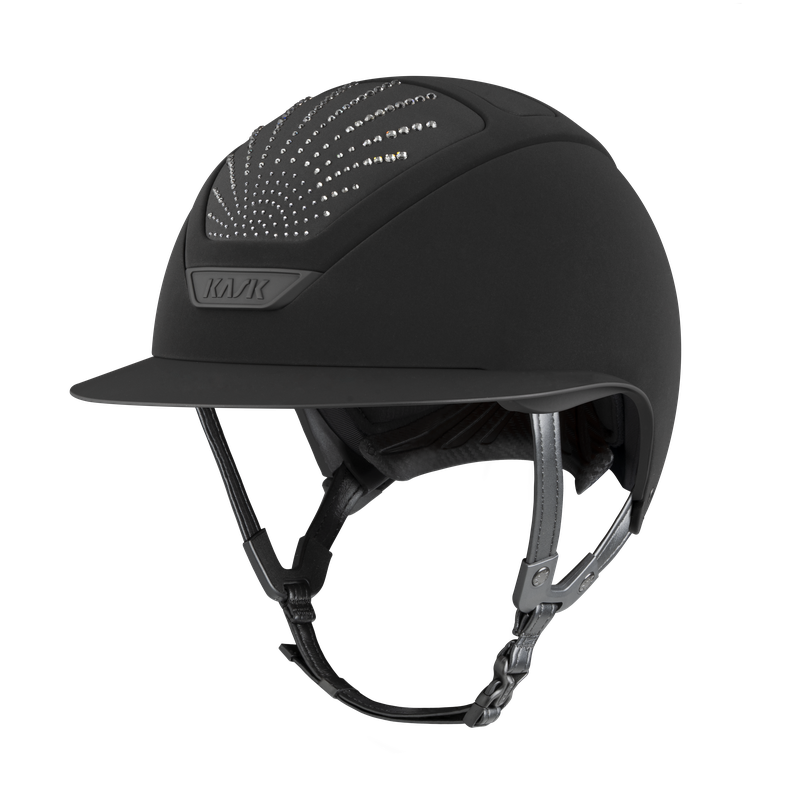 Kask Hunter helmet with Origin Swarovski Crystals Black
