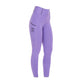 Girls Purple Horse riding leggings