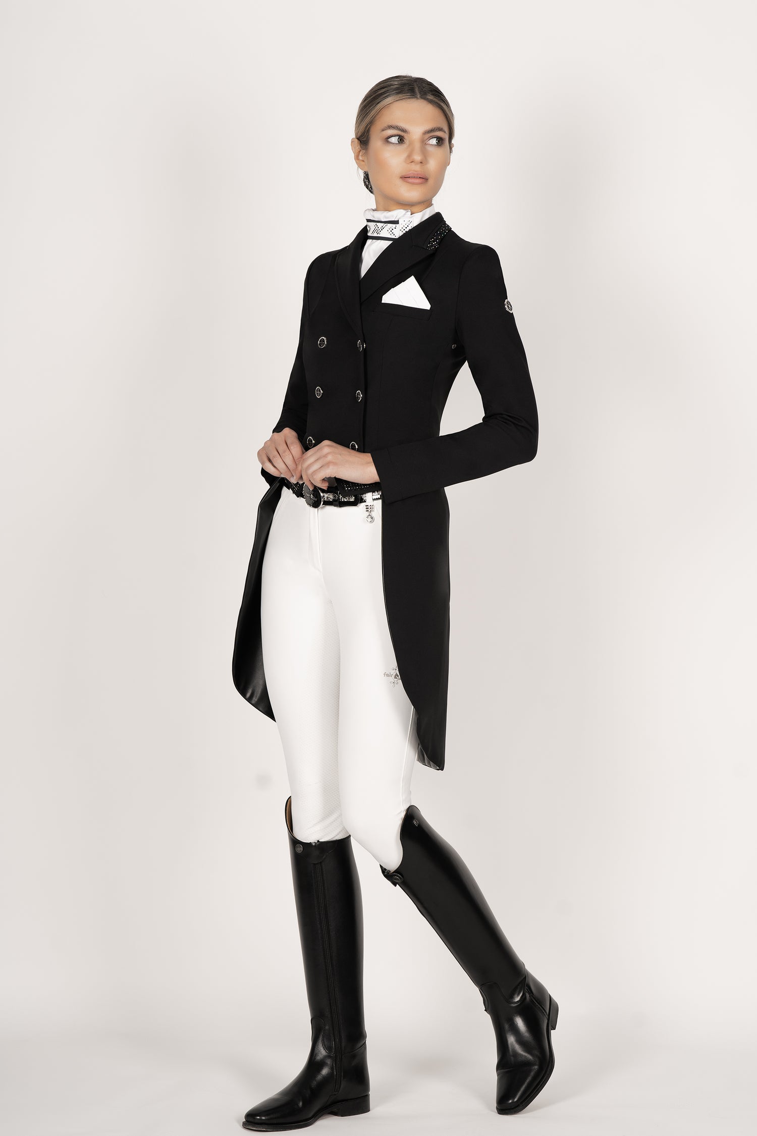 Fair Play Adelinde Tail Coat Black