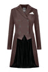 Brown dressage tail coat