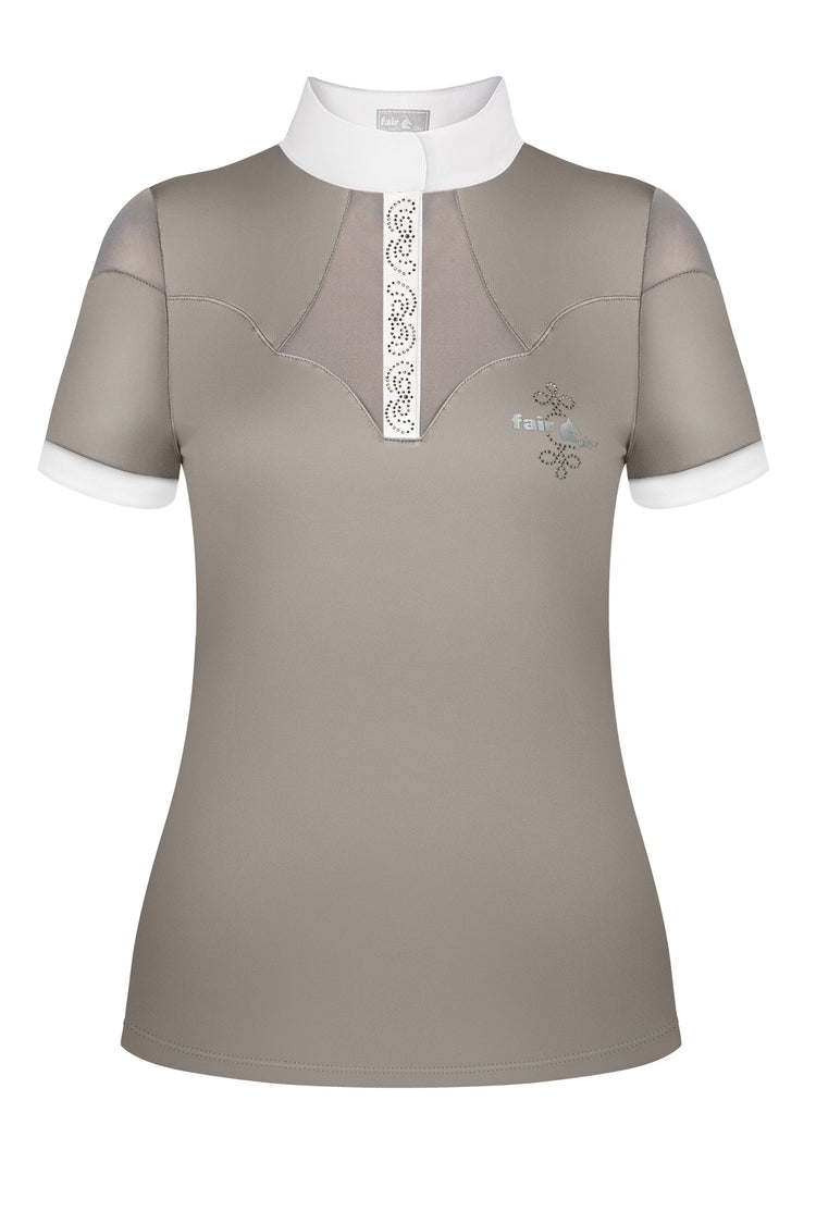 Fair Play Amaya Short Sleeve Show Shirt Almond Frost