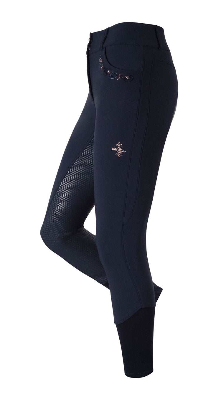 Fair Play Daisy Rose Gold Breeches Navy