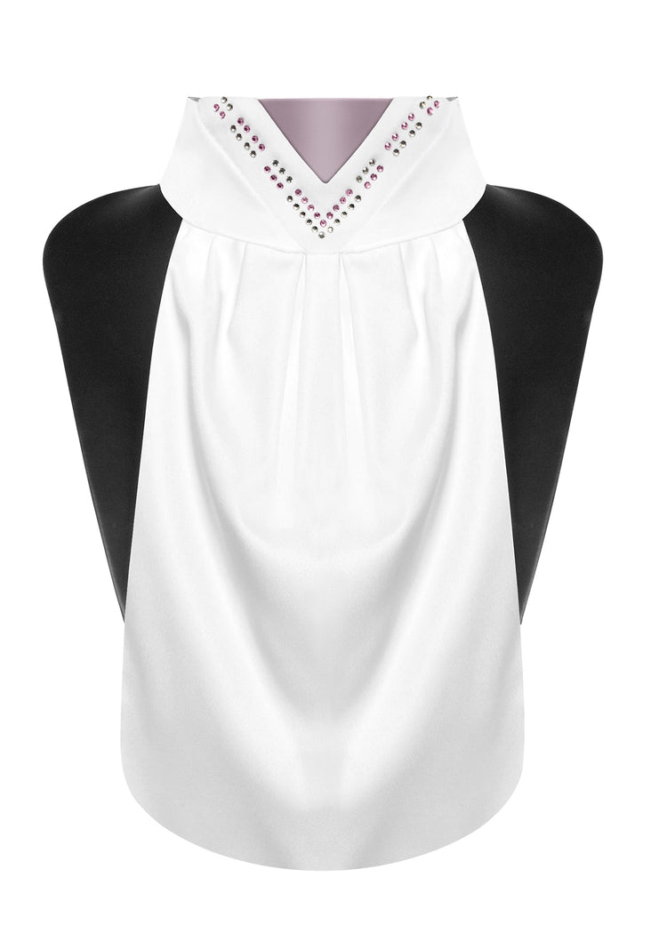 Dressage Stock tie with pink