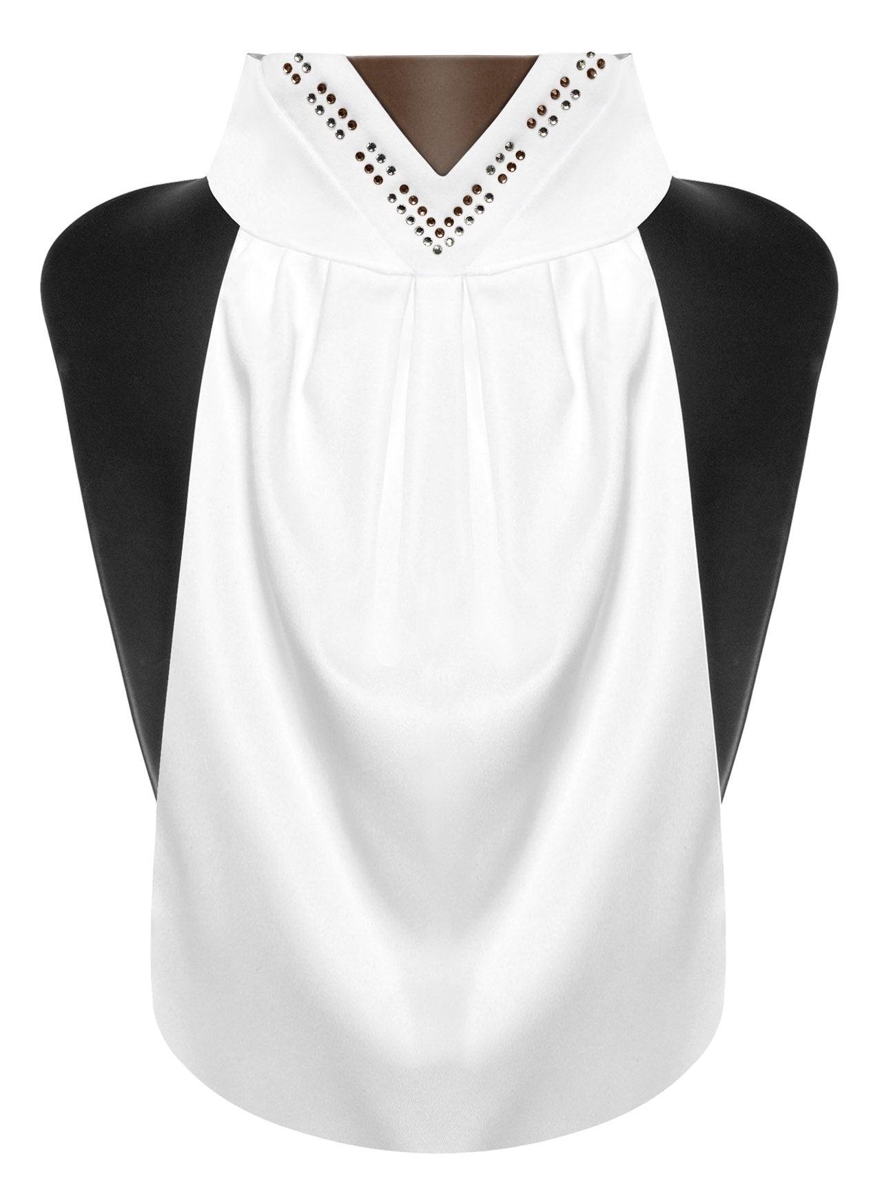 Dressage Plastron with crystal details