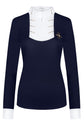 Fair Play Ingrid Vintage Gold Show Shirt Navy