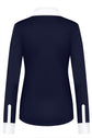 Navy Womens Long Sleeve Competition Shirt