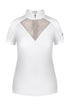 White short sleeve dressage show shirt Fair play 
