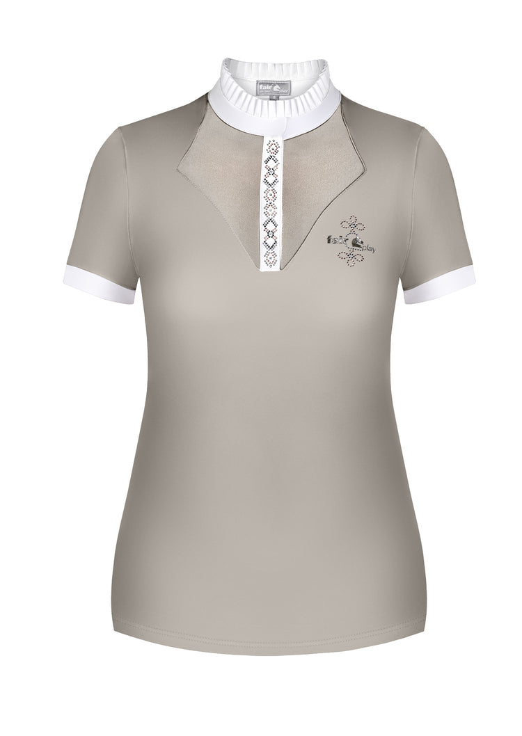 Fair play Almond frost shirt to match show jacket