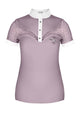 Pale pink equestrian show shirt with lace