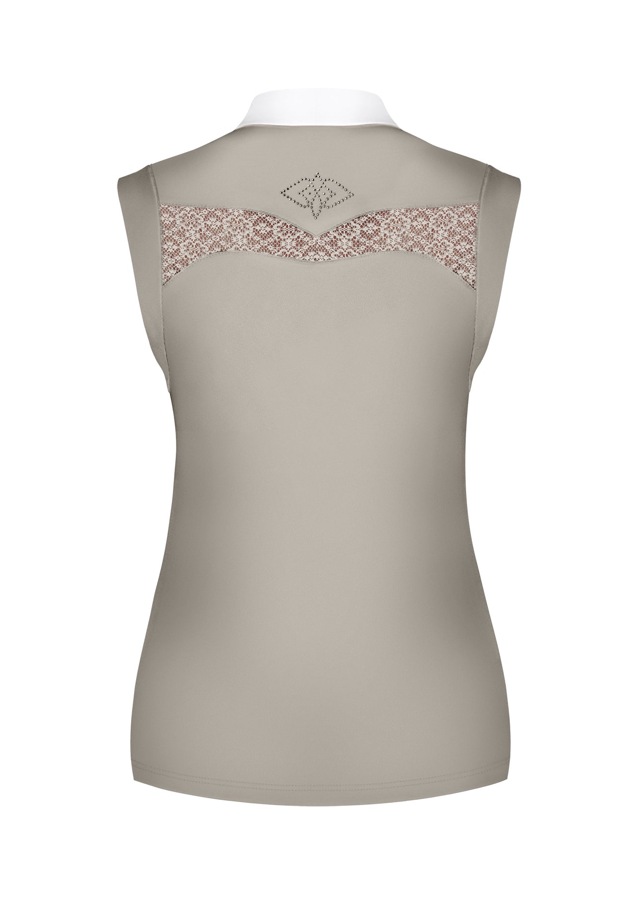 Beige sleeveless women&