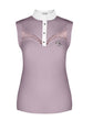 Sleeveless show shirt in pink