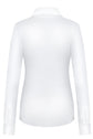 White long sleeve competition shirt for women