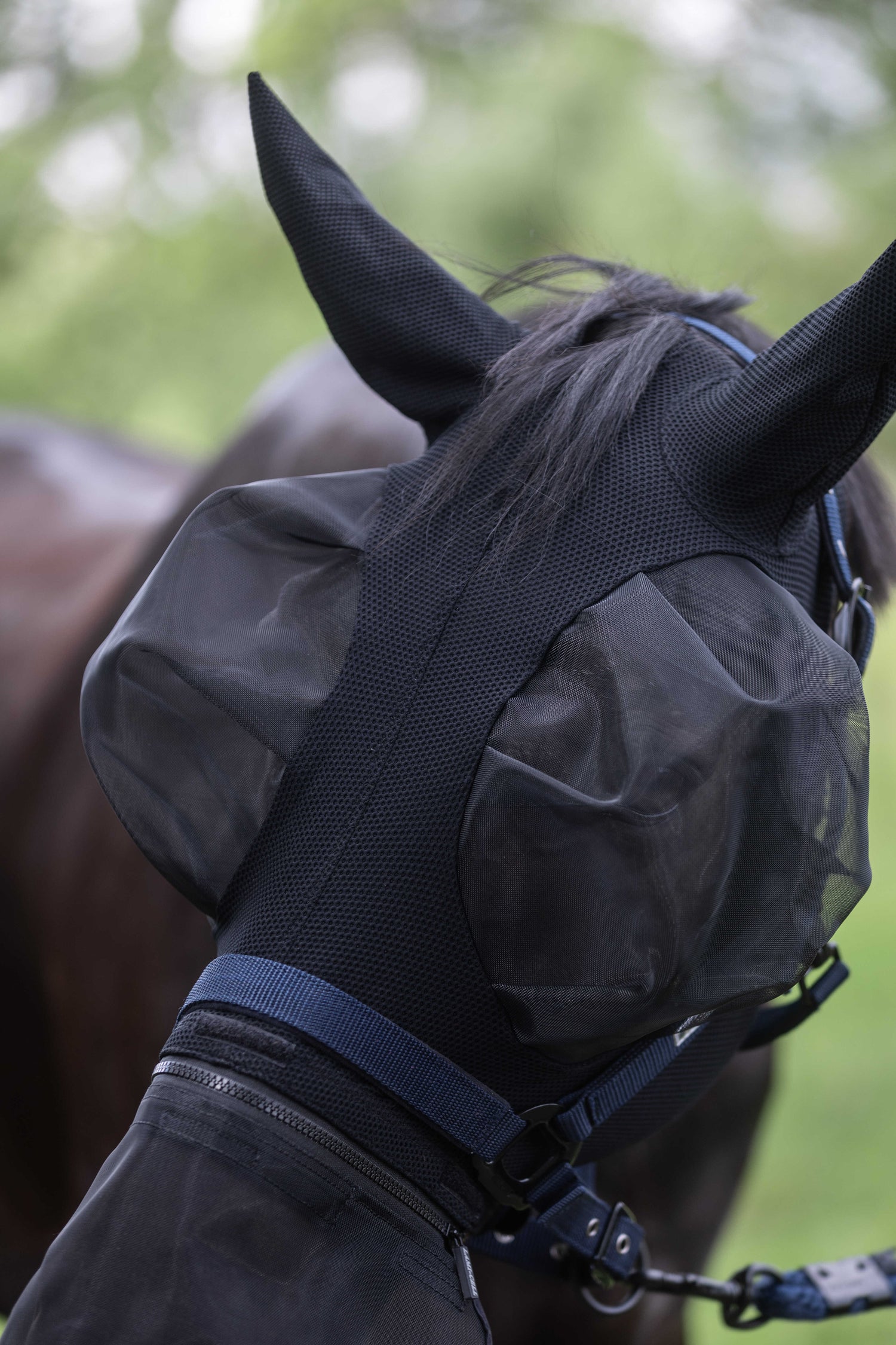 Fly Mask with removable zip nose protection Lami Cell