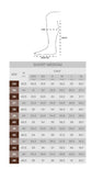 Size chart Italian riding boots