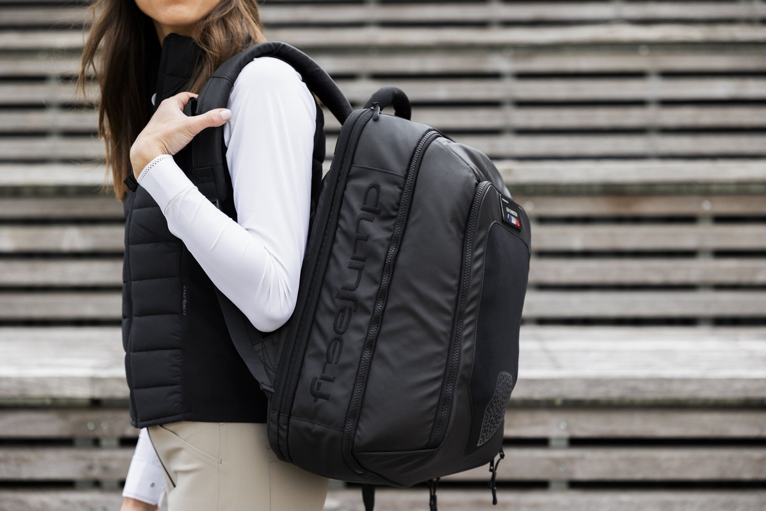 Freejump black ring bag