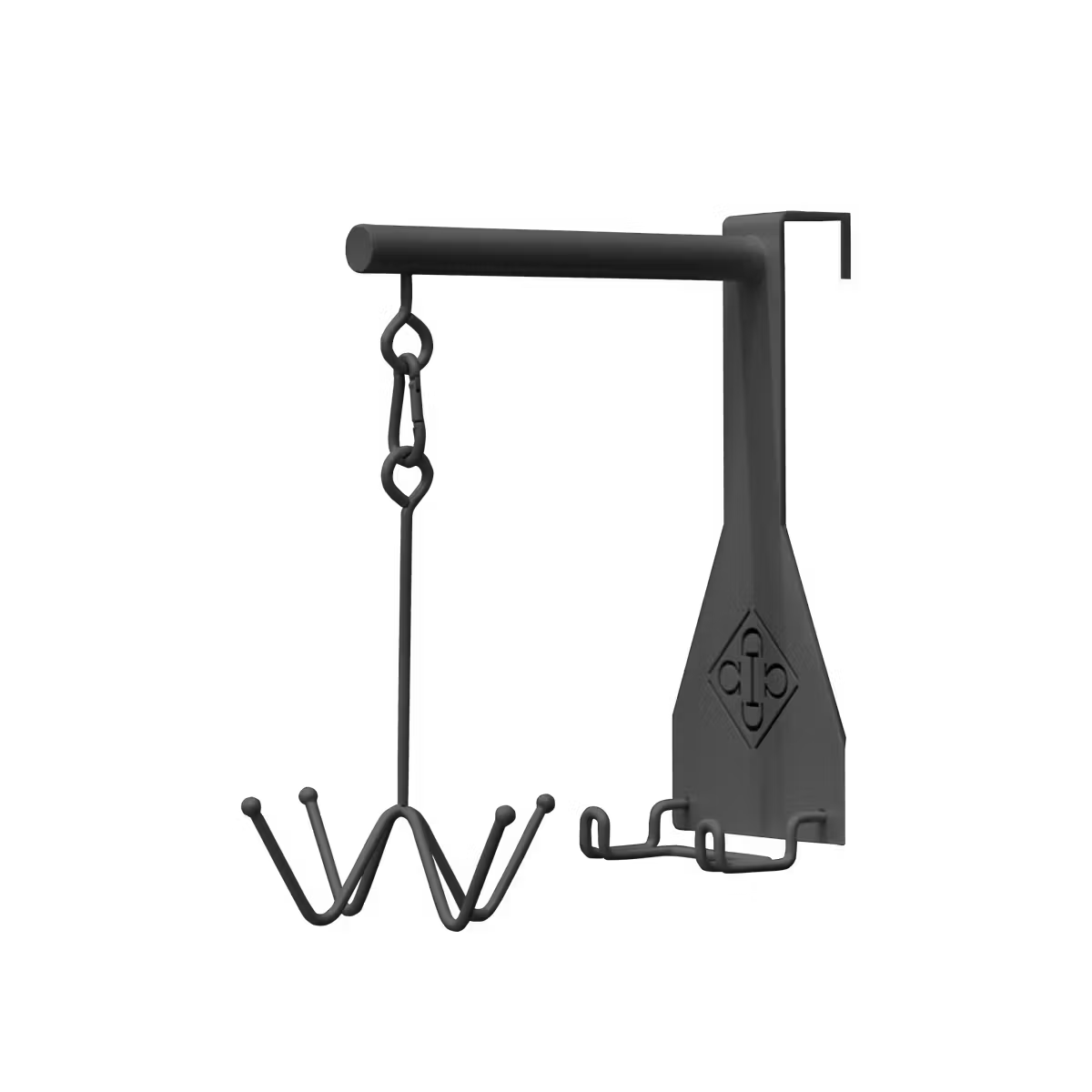 Grooming Deluxe 4 Prong Bridle Hook Black