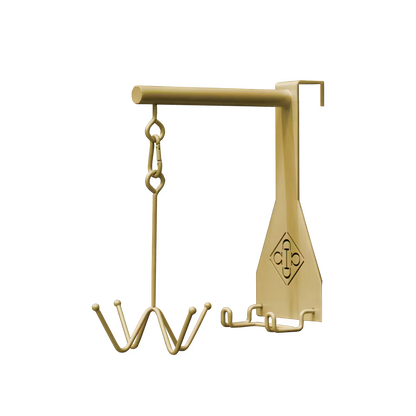 Grooming Deluxe 4 Prong bridle hook Silver