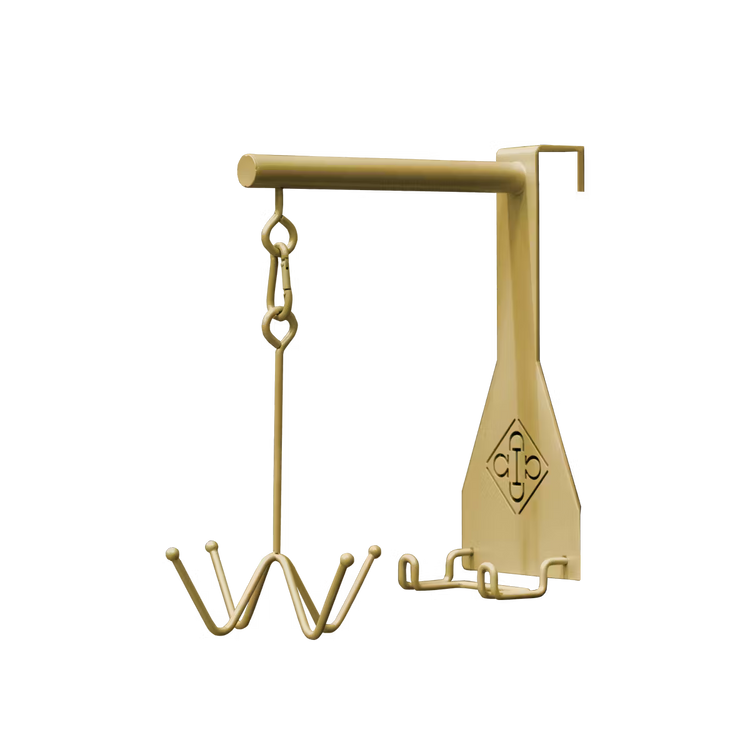 Grooming Deluxe 4 Prong bridle hook Silver