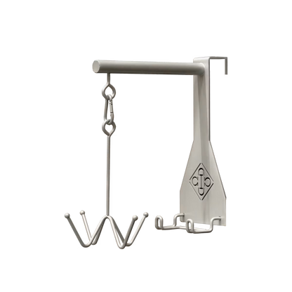 Grooming Deluxe 4 Prong bridle hook Silver
