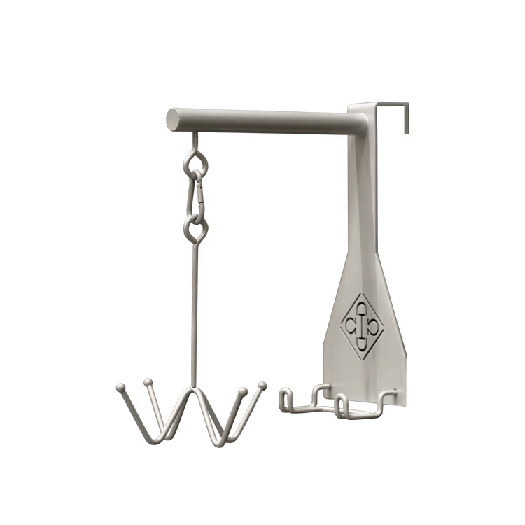 Grooming Deluxe 4 Prong bridle hook Silver