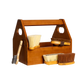 Bamboo saddle and grooming storage box