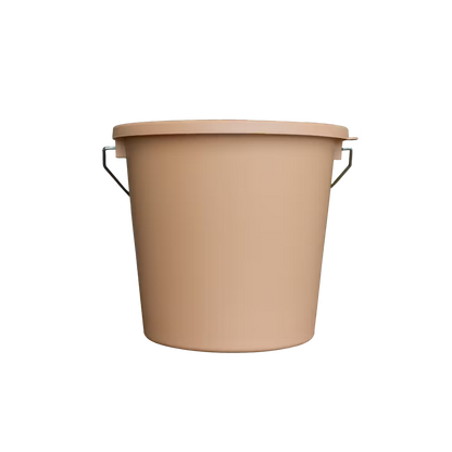 Grooming Deluxe
Bucket with Lid Beige