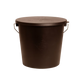 Grooming Deluxe
Bucket with Lid Brown