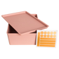 Horse feed box used in stable environment