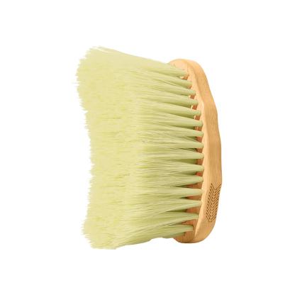 Hand holding Kentucky grooming brush