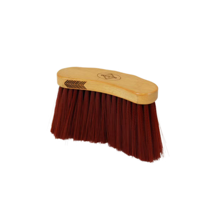 Soft horse brush for removing dust