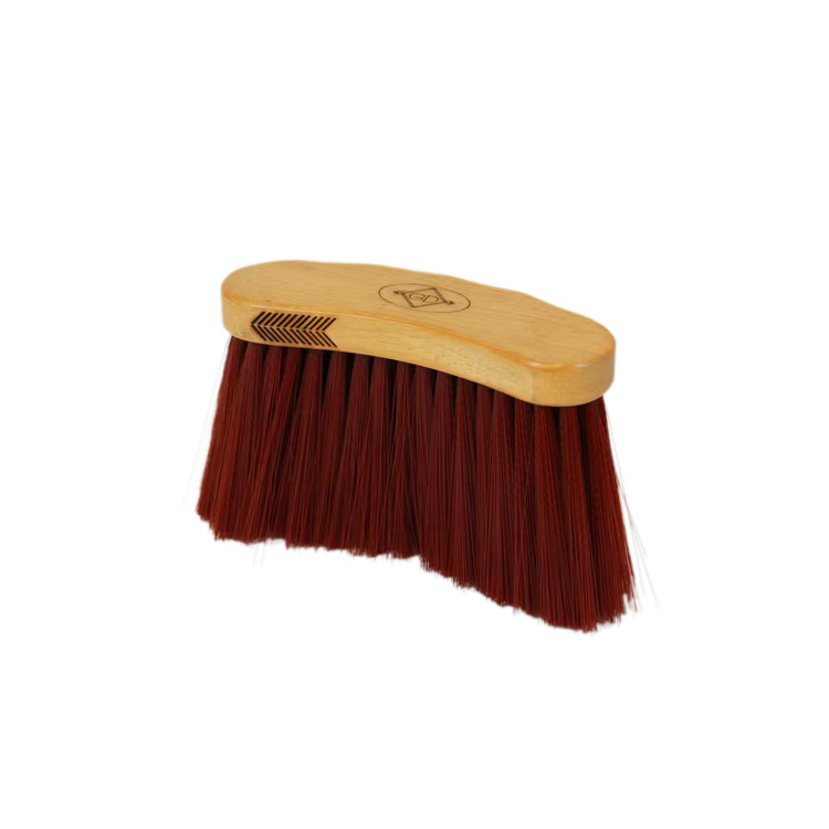 Soft horse brush for removing dust