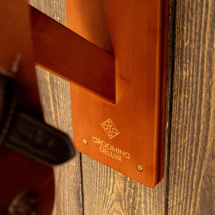 Durable bamboo saddle holder
