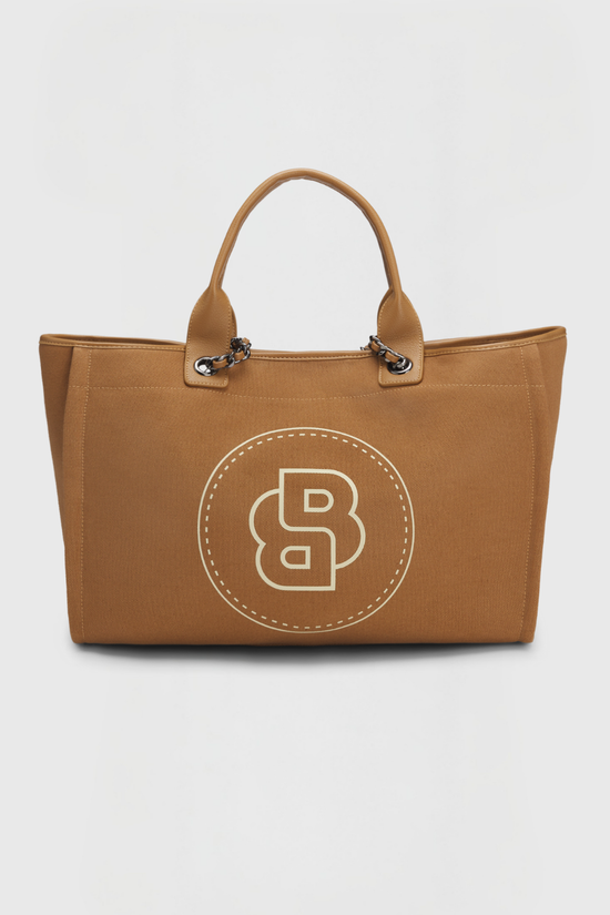 Boss Equestrian Charleen Stable Shopper coated canvas tote bag
