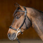 Anatomical hackamore bridle in black cheap