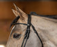 Round Leather Dressage bridle Black